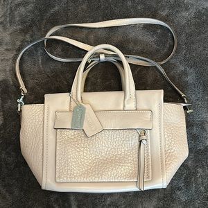 Coach gray leather handbag